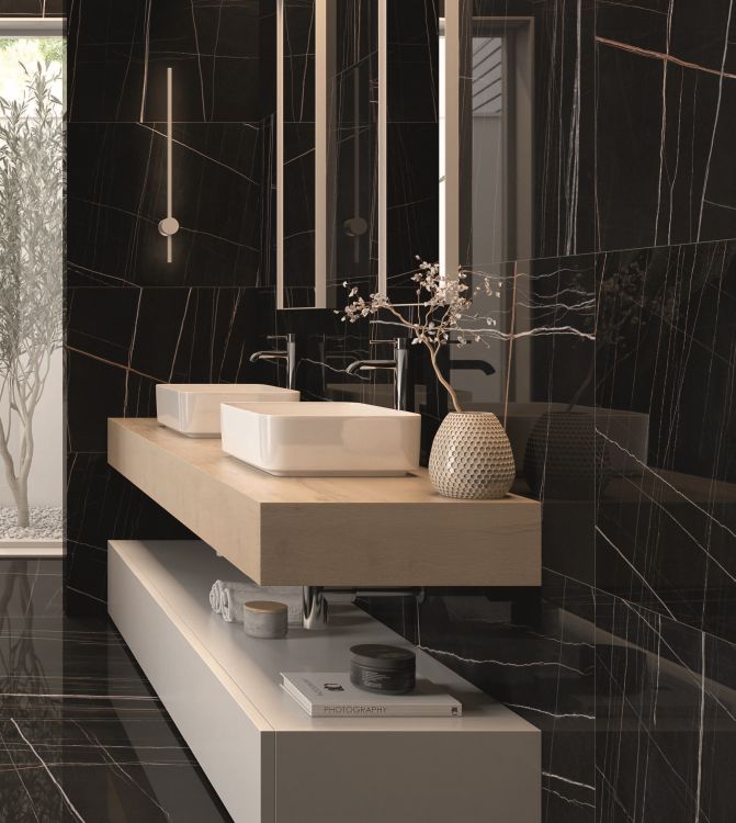 Noir Black Polished 48 x 48